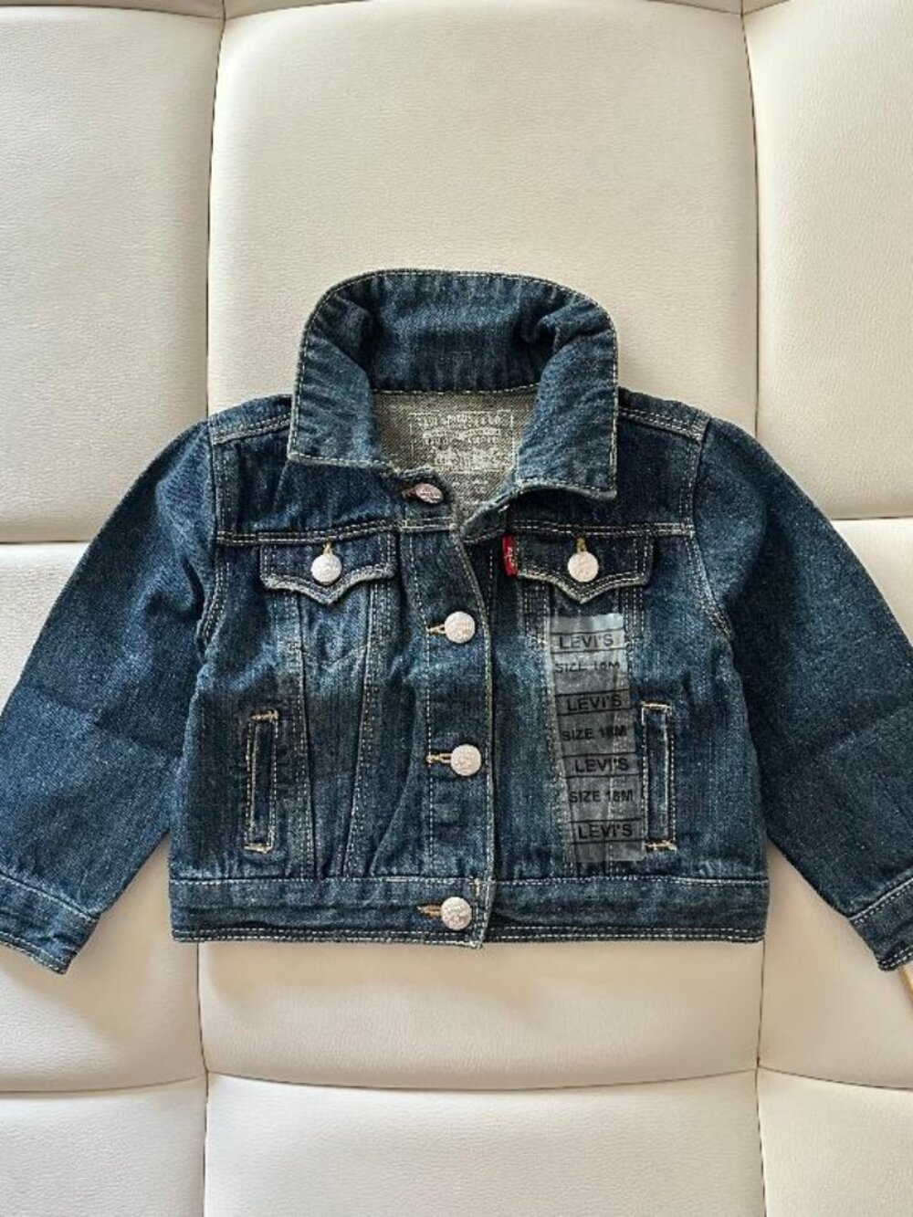 NWT LEVI'S Baby Girl's Denim Trucker Jacket   Size 18M